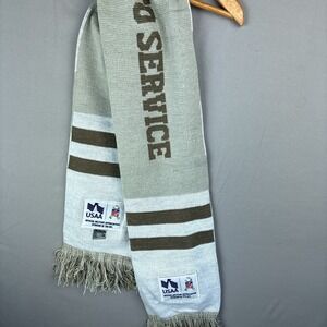 NFL Salute To Service USAA Tan / White Scarf 56"